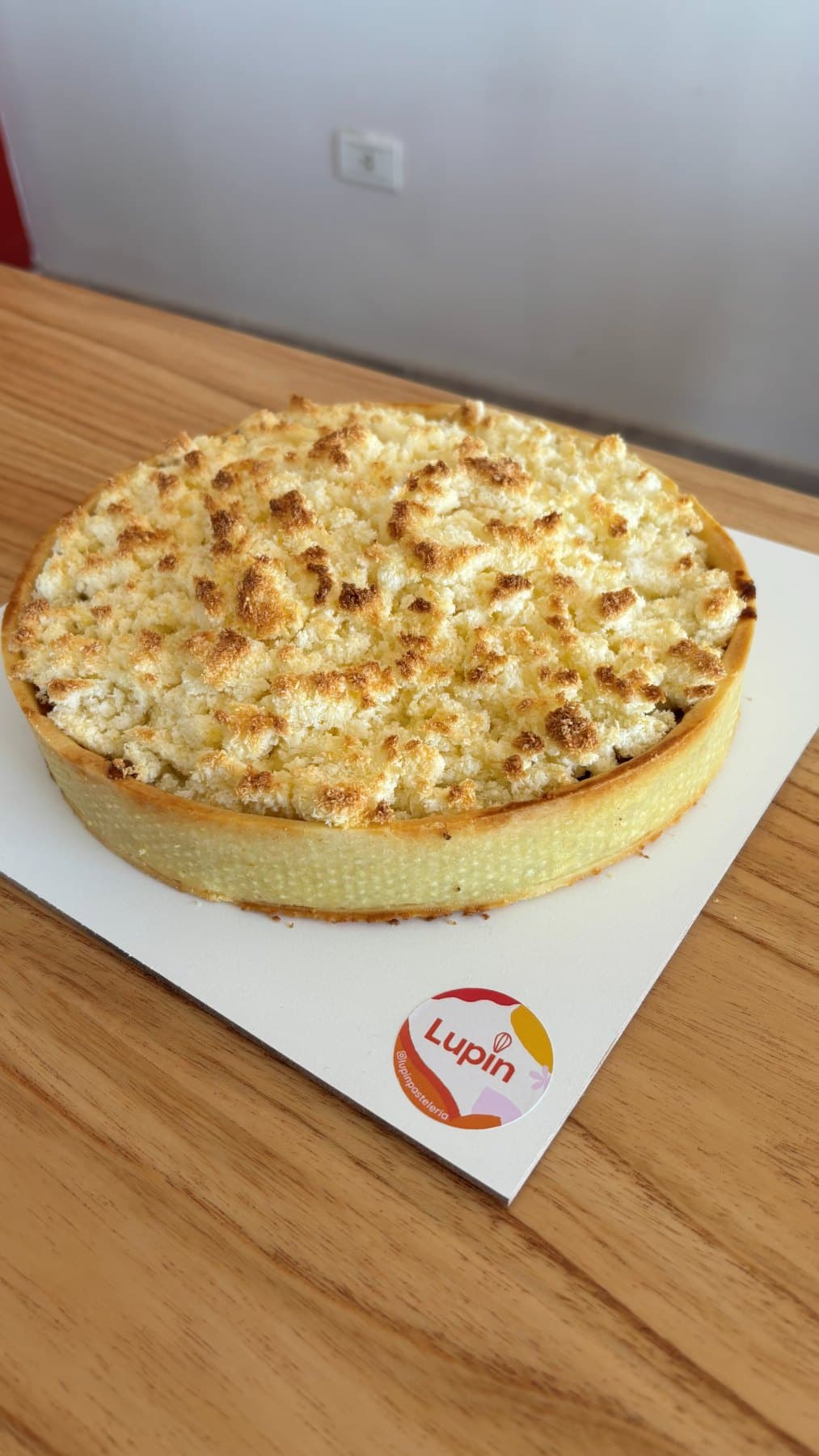 Tarta de coco y dulce de leche